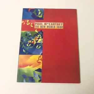 1993  Paul McCartney New World Tour Concert Program Tour Book Beatles